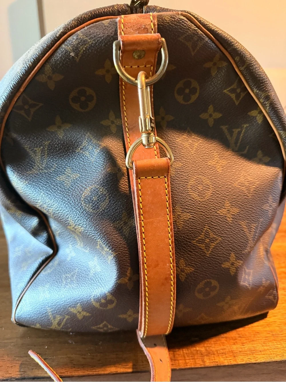 Louis Vuitton Monogram Canvas Duffel with Vachetta Leather Trim | 55